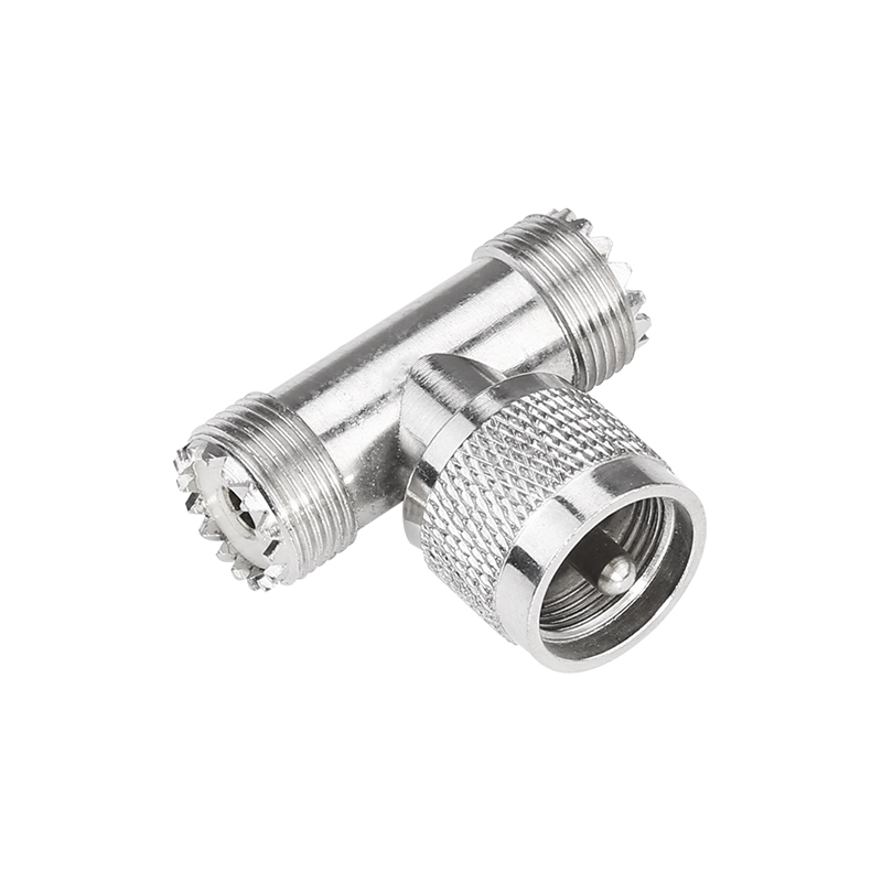 Connecteur UHF femelle vers UHF mâle T RF